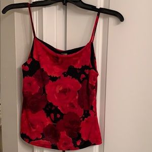 Gorgeous Rose / floral Tank Top -Size Small